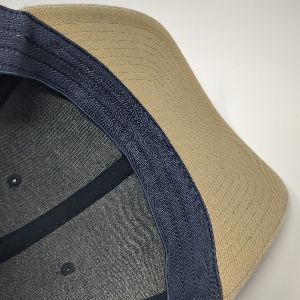 Tree Flag Patch Fitted Mesh Back Trucker Hat Gray… - image 8